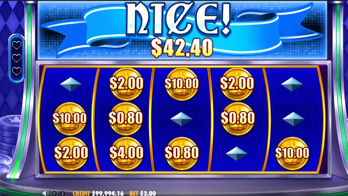 Joker’s Jewels Hold & Spin slot machine interface with vibrant purple theme